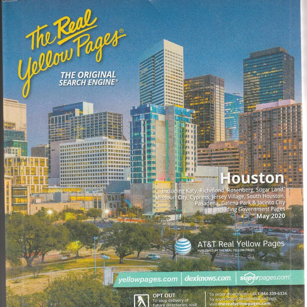 may 2020 the yellow pages book